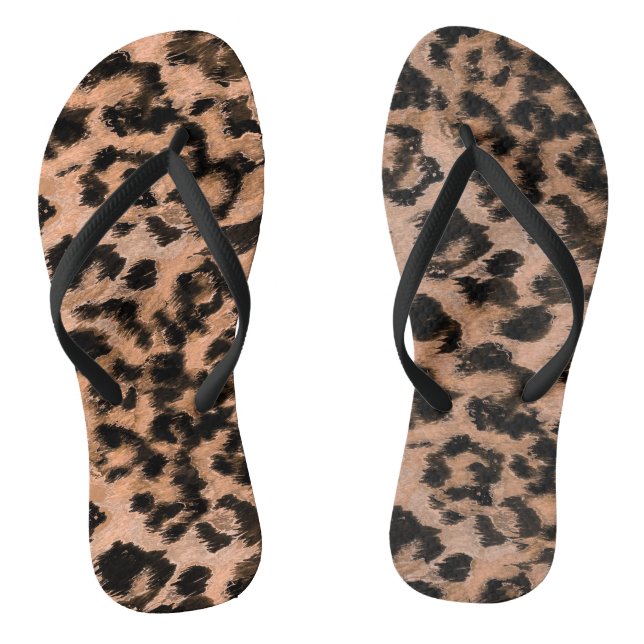 Tongs Leopard - imprimé tacheté animal (Semelle)