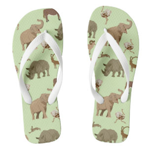 Tongs Les animaux sauvages