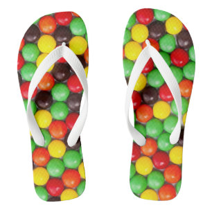 Tongs Les bonbons colorés