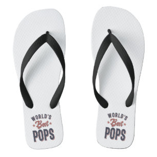 Tongs Les meilleurs pop du monde   Cadeau Père Grand-Pèr
