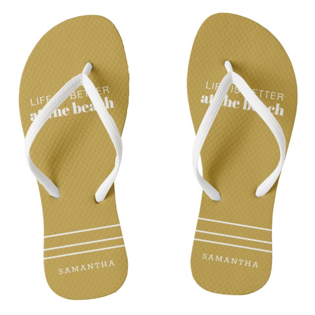 Tongs Life is Better Beach Summer Bachelorette Week-end (Semelle)