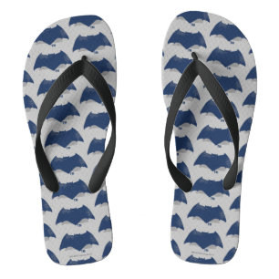 Tongs Ligue de Justice   Symbole Batman de brosse et dem