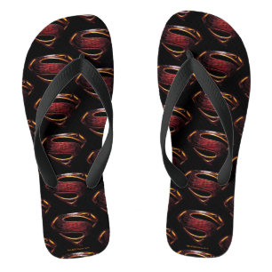 Tongs Ligue de Justice   Symbole de superman métallique