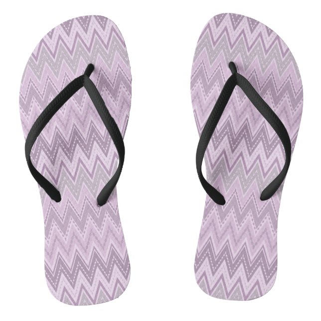 Tongs Lilac, rose, zigzag (Semelle)