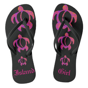 Tongs LineA Island Girl Honu
