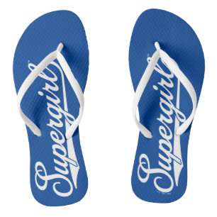 Tongs Logo du nom étoilé Supergirl Baseball