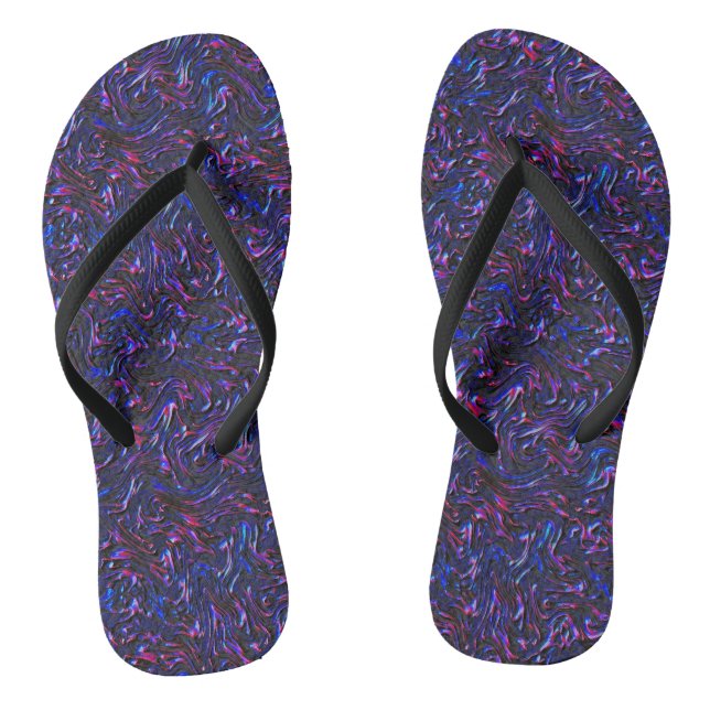 Tongs Looking like blue and pink texturel of wall (Semelle)