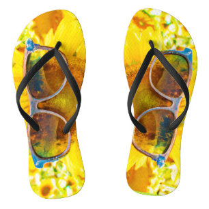 Tongs Lunettes de soleil Tournesol Chic