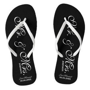 Tongs M. et Mme bascules électroniques de mariage pour
