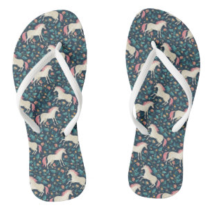 Tongs Magique Motif de l'Unicorne