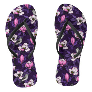 Tongs Magnolia en floraison et tireur 4