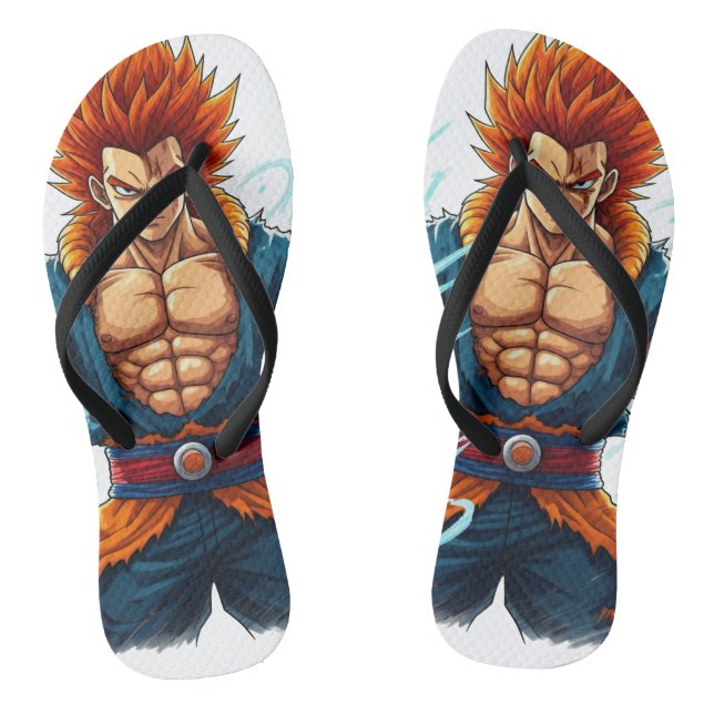 Tongs manga hero otaku web merch decal (Semelle)