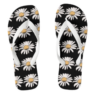 Tongs Marguerite (fleur) - adulte fait sur commande,