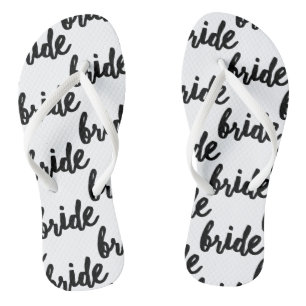 Tongs Mariage Motif de mariée