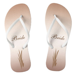 Tongs Mariée Mariage de la récolte d'automne