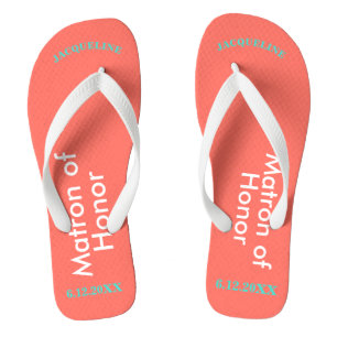 Tongs Matron d'honneur NOM Coral