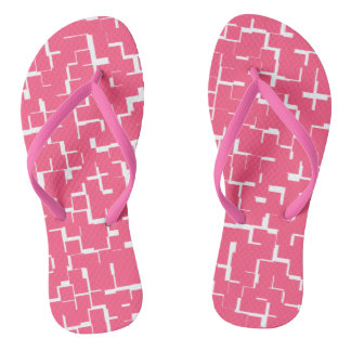 Tongs Maze rose et blanc, paire de tongs, yoga