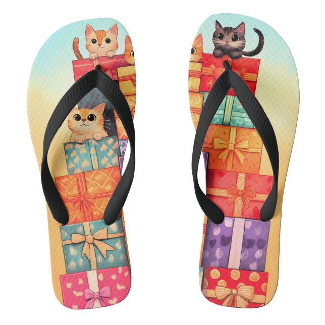Tongs Meow Gift Birthday Tower (Semelle)