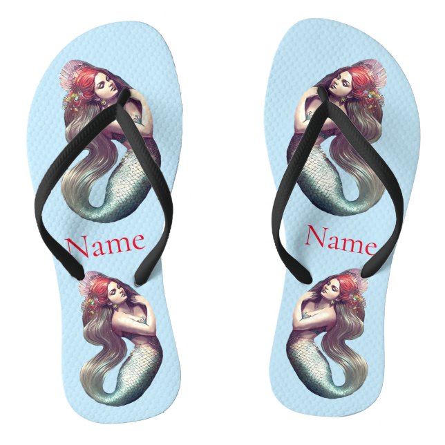 Tongs Mermaid Beauté de Redhead Thunder_Cove (Semelle)