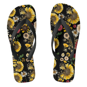 Tongs Mikitiez terre natale nature selfloe fleur rose