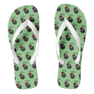Tongs Minimalists Bows Joyeux Noël,