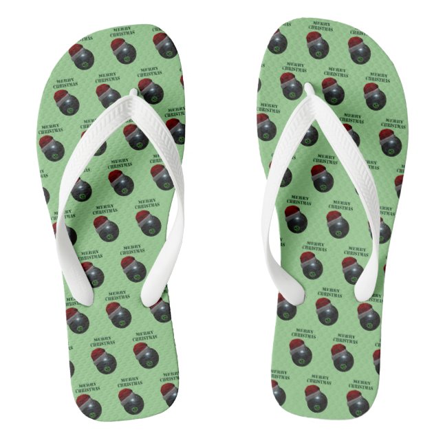 Tongs Minimalists Bows Joyeux Noël, (Semelle)