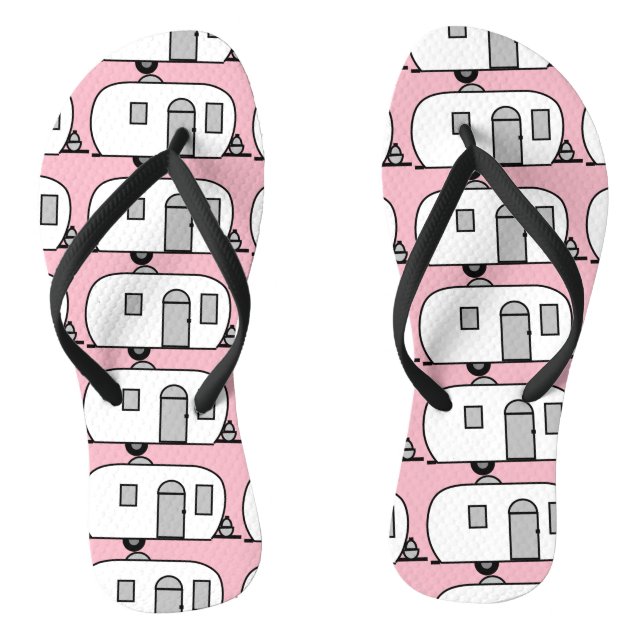Tongs Minuscule caravane rouge tzigane Thunder_Cove (Semelle)