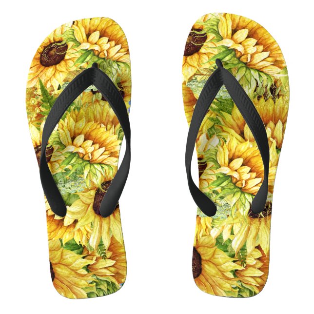 Tongs MixNMatch Blooming Belle tournesols Flip Flops (Semelle)