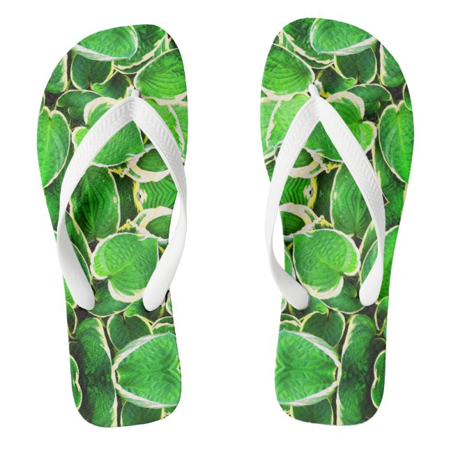 Tongs Mode feuille verte (Semelle)