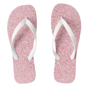 Tongs Modèle élégant moderne tendance Rose or blanc