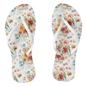 Tongs Modèle floral du jardin