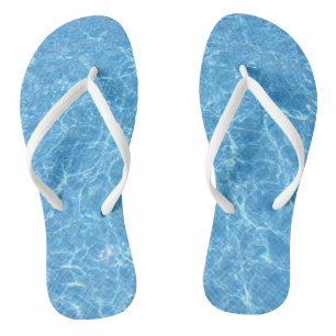 Tongs Moderne modèle de piscine aqua eau bleue pour adul
