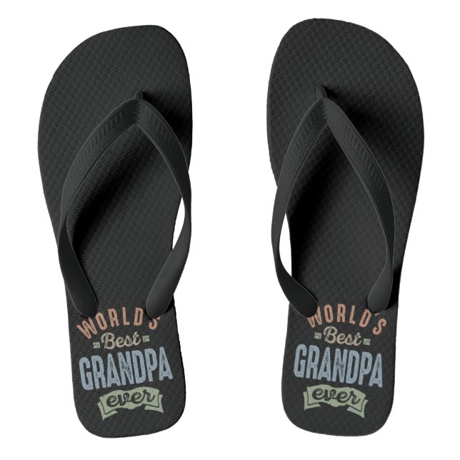 Tongs Monde meilleur grand-père (Semelle)