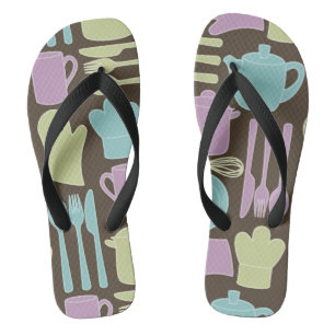 Tongs Motif 2 d'ustensiles de cuisine