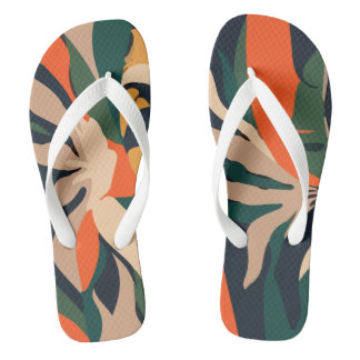 Tongs Motif Abstrait hawaïen