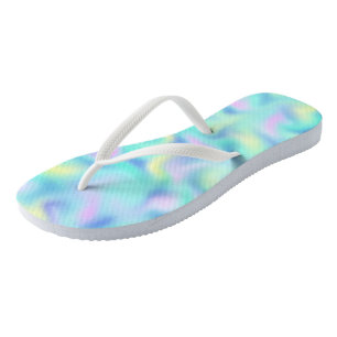 Tongs Motif Abstrait Pretty Pastel Swirls