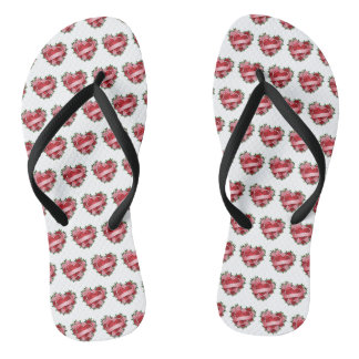 TONGS MOTIF AMOUR