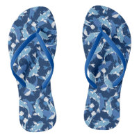 Motif aquatique bleu - Poisson Koï