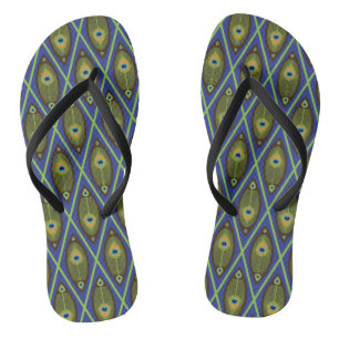 Tongs motif asiatique