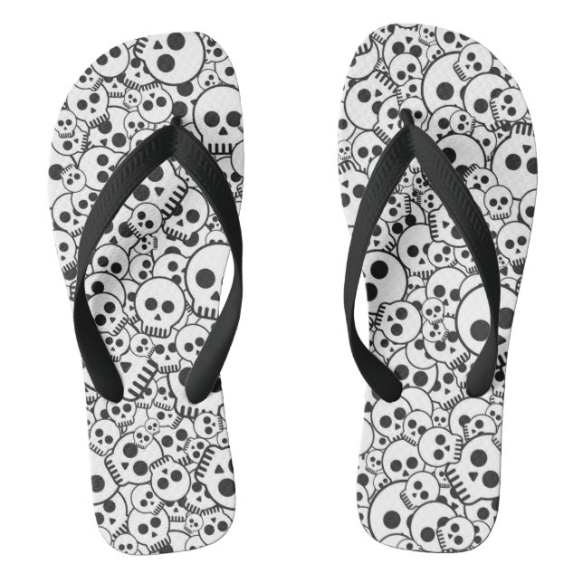 Tongs Motif aux crânes (Semelle)