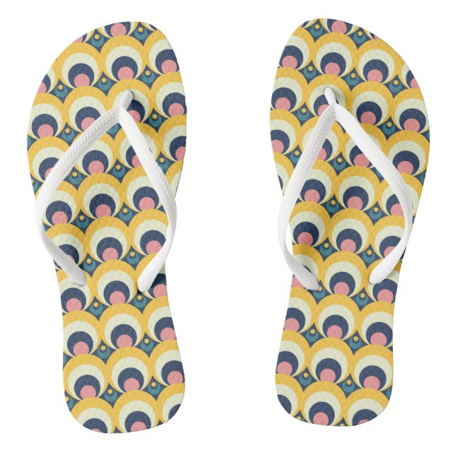 Tongs Motif circulaire géométrique (Semelle)