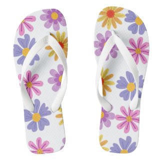 Tongs Motif Daisy