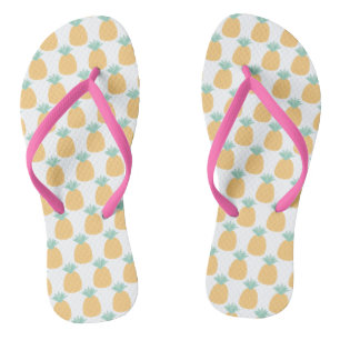 Tongs Motif d'ananas tropical mignon