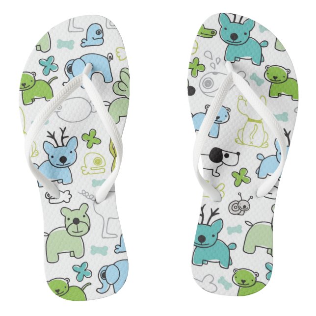 Tongs motif de arrière - plan des enfants (Semelle)