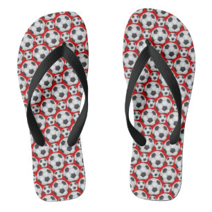 Tongs Motif de balle de football