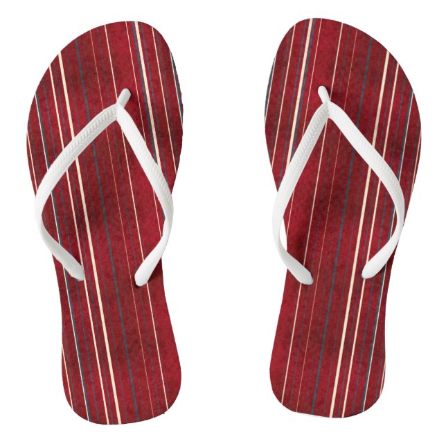 Tongs Motif de bandes (Semelle)