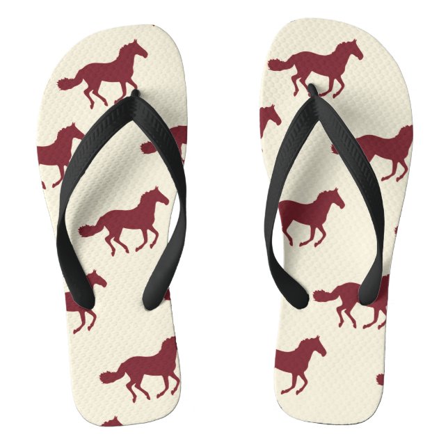 Tongs Motif de cheval (Semelle)