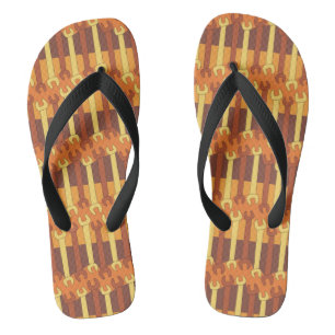 Tongs Motif de clé verticale