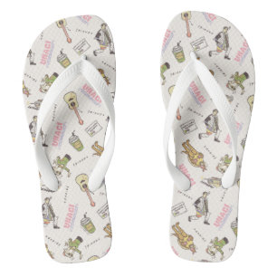 Tongs Motif de dessin animé Tan FRIENDS™