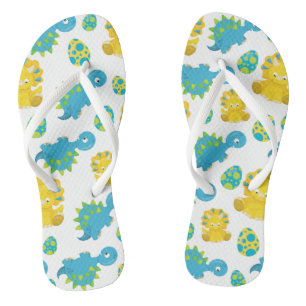 Tongs Motif De Dinosaures, Dinosaures Mignons, Baby Dino